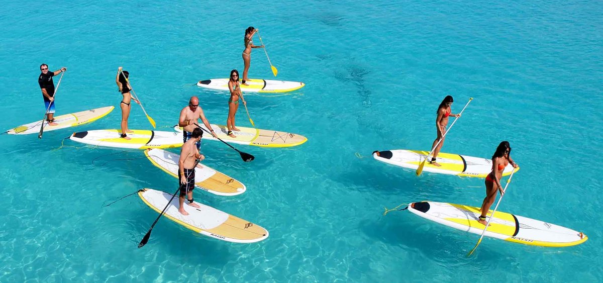 SUP Paddle Boarding in Barbados